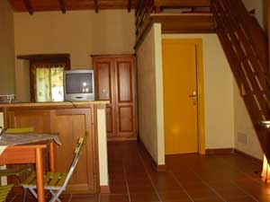 3 person family apartment with mountain view, garden, and private shower shared toilet
